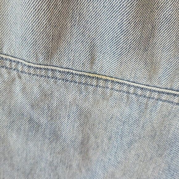 IRO Girvan Pleated Barrel Jeans Size 40 / US 8 / UK 12 Light Blue Wash Denim - Picture 3 of 11